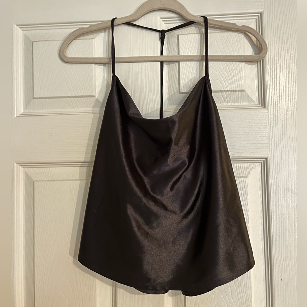 Wild Fable | Cowl Neck Satin Tank